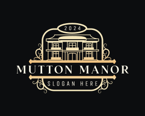 House Realty Manor logo design