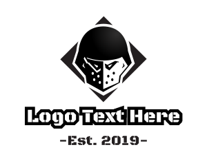 Hockey - Hockey Mask Warrior logo design