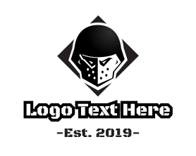 Skull - Evil Warrior logo design