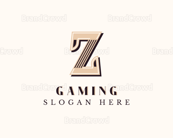 Stylish Retro Brand Letter Z Logo