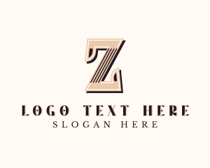 Stylish Retro Brand Letter Z Logo