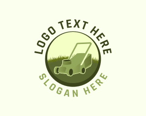 Agriculture - Landscaping Lawn Mower logo design