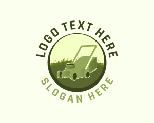 Lawn - Landscaping Lawn Mower logo design