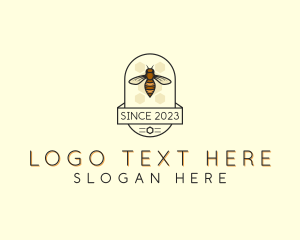 Honey - Beehive Honey Bee logo design