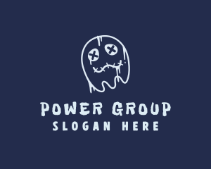 Halloween Graffiti Ghost  Logo