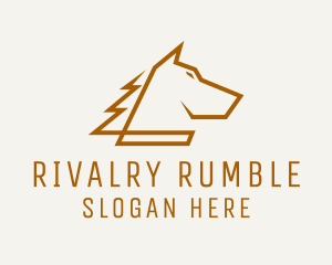 Minimalist - Minimalist Geometric Horse logo design