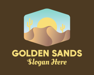 Sand Dune Desert  logo design