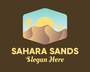 Sahara - Sand Dune Desert logo design