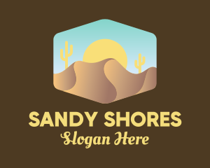 Sand Dune Desert  logo design