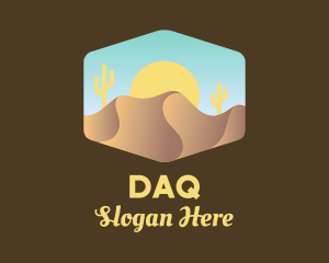 Sand Dune Desert  logo design