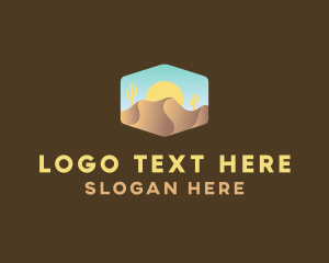 Sand Dune Desert  logo design