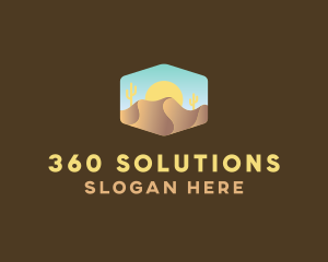 Sand Dune Desert  logo design