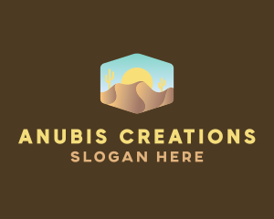 Sand Dune Desert  logo design