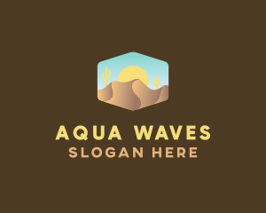 Sand Dune Desert  logo design