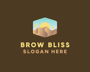 Sand Dune Desert  logo design