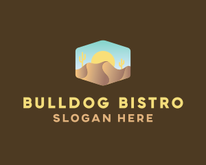 Sand Dune Desert  logo design