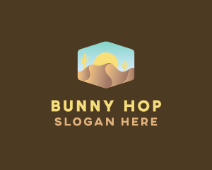 Sand Dune Desert  logo design