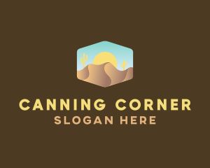 Sand Dune Desert  logo design