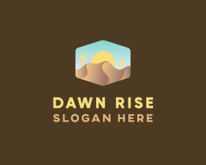 Sand Dune Desert  logo design