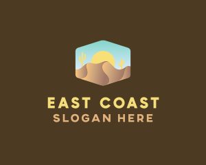 Sand Dune Desert  logo design