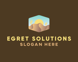 Sand Dune Desert  logo design