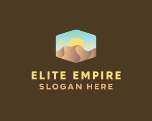 Sand Dune Desert  logo design