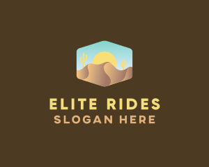 Sand Dune Desert  logo design