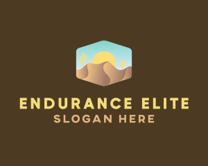 Sand Dune Desert  logo design