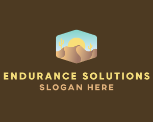 Sand Dune Desert  logo design