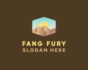 Sand Dune Desert  logo design