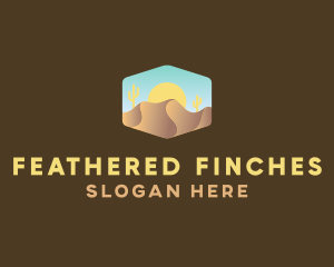 Sand Dune Desert  logo design