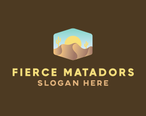 Sand Dune Desert  logo design