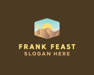 Sand Dune Desert  logo design