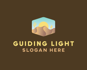 Sand Dune Desert  logo design