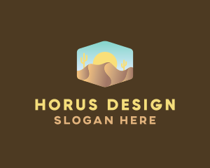 Sand Dune Desert  logo design