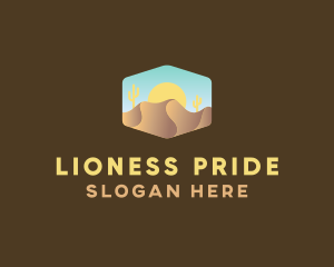 Sand Dune Desert  logo design