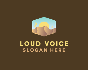 Sand Dune Desert  logo design