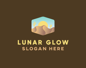 Sand Dune Desert  logo design