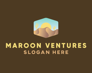 Sand Dune Desert  logo design