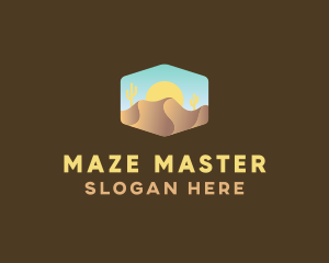 Sand Dune Desert  logo design