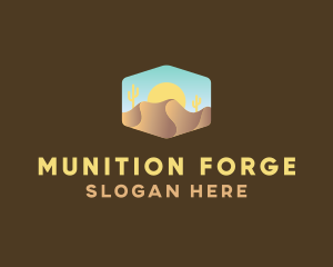 Sand Dune Desert  logo design