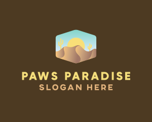 Sand Dune Desert  logo design