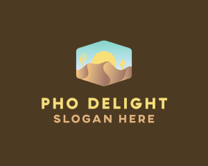 Sand Dune Desert  logo design