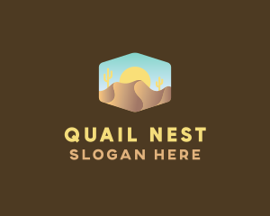 Sand Dune Desert  logo design