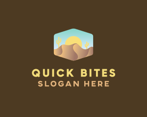 Sand Dune Desert  logo design