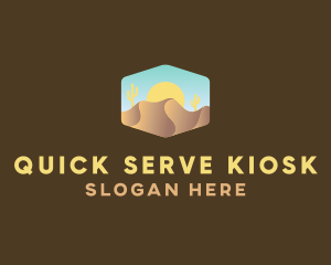 Sand Dune Desert  logo design