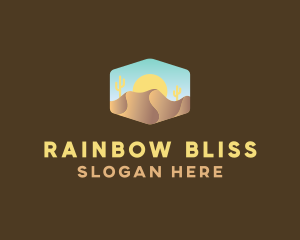 Sand Dune Desert  logo design