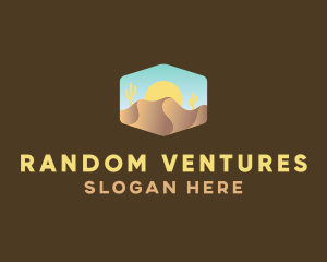 Sand Dune Desert  logo design