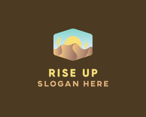 Sand Dune Desert  logo design