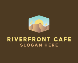 Sand Dune Desert  logo design